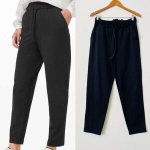 Lululemon SIZE 8 Keep Moving High Rise 7/8 length pants in black